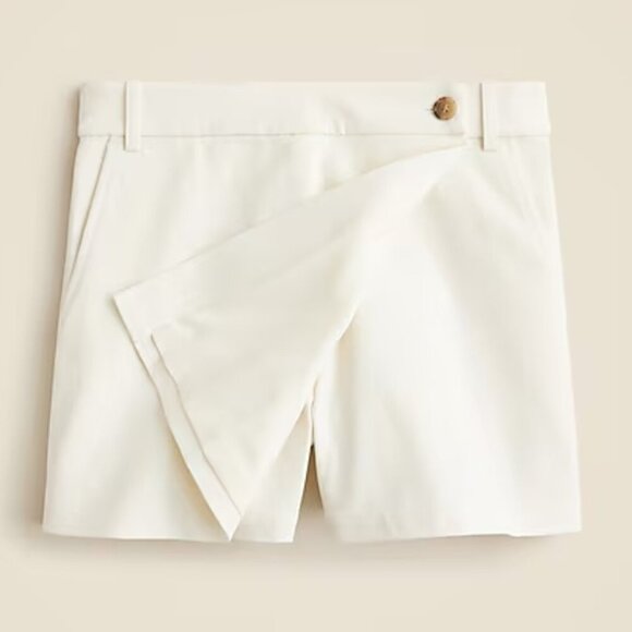 J. Crew Wrap-front skort in bi-stretch cotton blend Size 0 - Picture 5 of 16